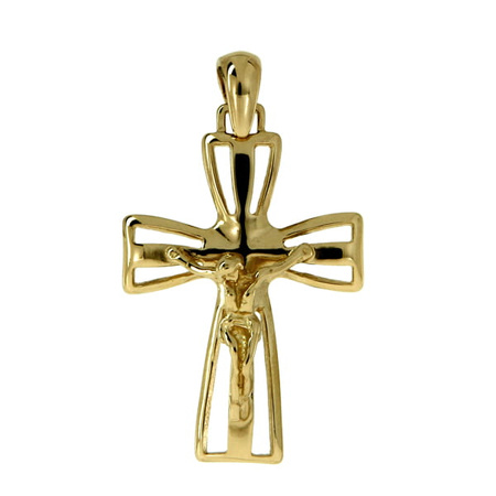 Zawieszka złota - krzyżyk