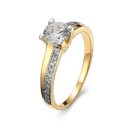 Pierścionek z brylantami 0,66 ct