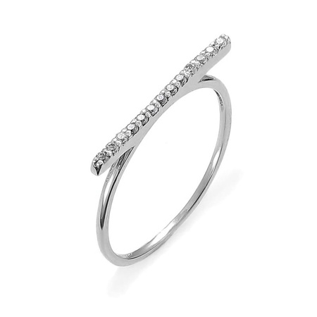 Pierścionek z brylantami 0,11 ct