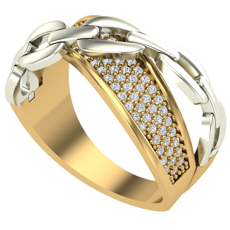 Pierścionek z cyrkoniami