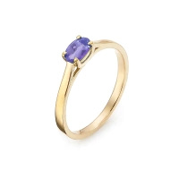 Pierścionek z tanzanitem