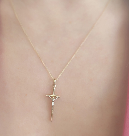 Zawieszka złota - krzyżyk