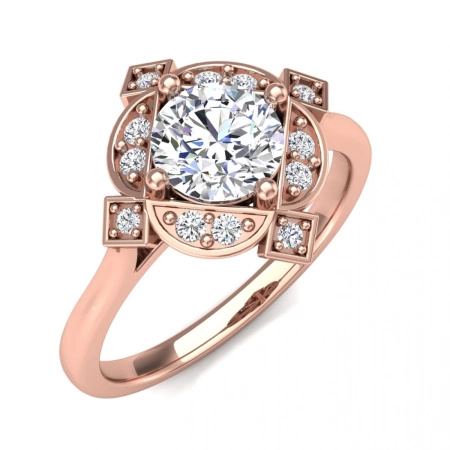 Pierścionek z cyrkoniami