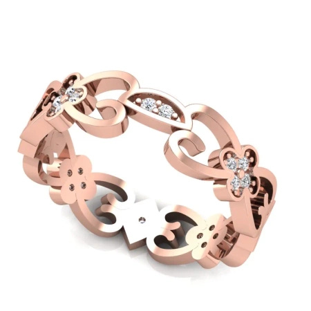 Pierścionek z cyrkoniami