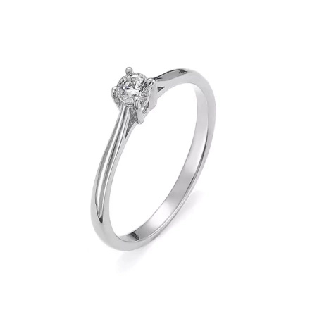 Pierścionek z brylantem 0,13 ct