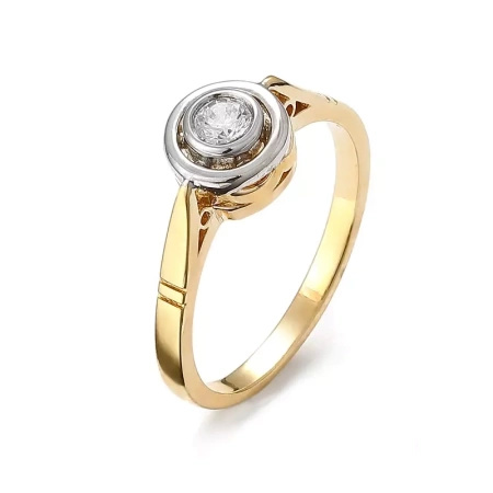 Pierścionek z brylantem 0,16 ct