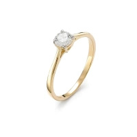 Pierścionek z brylantem 0,25 ct