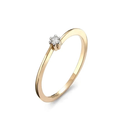 Pierścionek z brylantem 0,05 ct