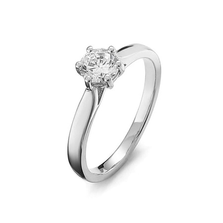 Pierścionek z brylantem 0,50 ct