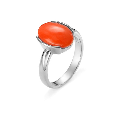 Pierścionek z koralem