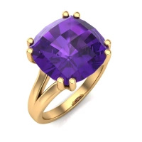 Pierścionek z ametystem