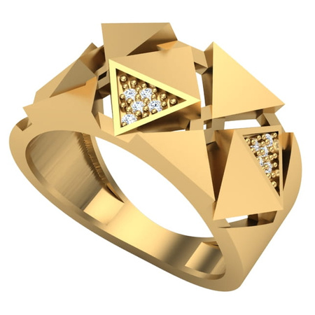 Pierścionek z cyrkoniami