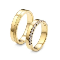 Obrączki ślubne z brylantami 0,28 ct