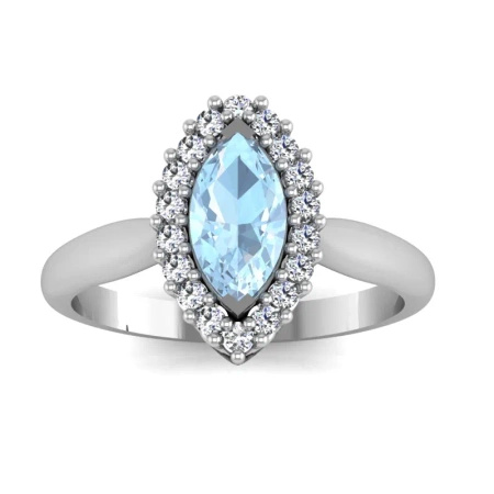 Pierścionek z topazem