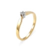 Pierścionek z brylantem 0,05 ct