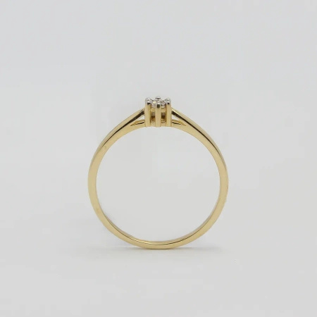 Pierścionek z brylantem 0,02 ct