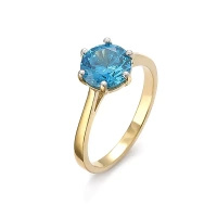 Pierścionek z topazem