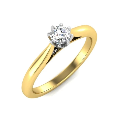 Pierścionek z brylantem 0,24 ct