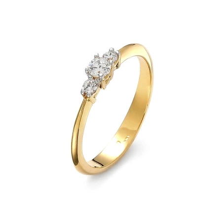 Pierścionek z brylantami 0,23 ct