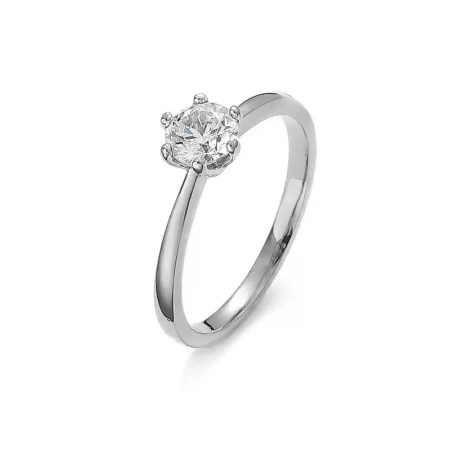 Pierścionek z brylantem 0,50 ct