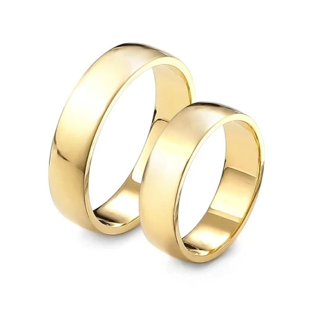 Obrączki ślubne złote 5 mm