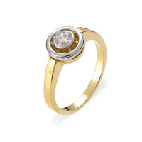 Pierścionek z brylantem 0,06 ct