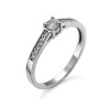 Pierścionek z brylantami 0,21 ct