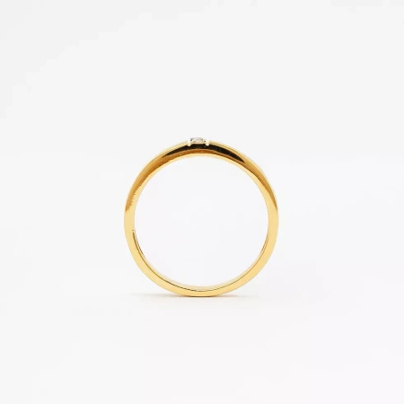 Pierścionek z brylantem 0,02 ct
