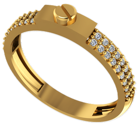 Pierścionek z cyrkoniami