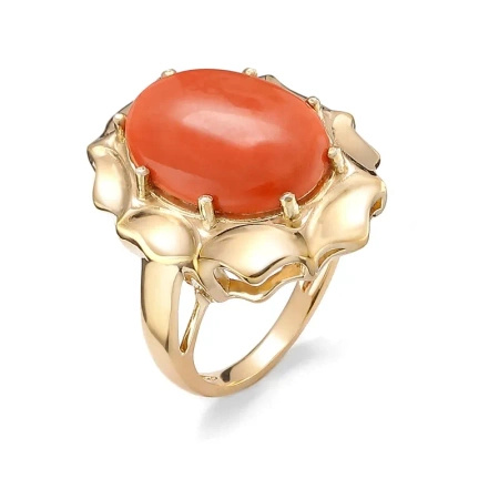 Pierścionek z koralem