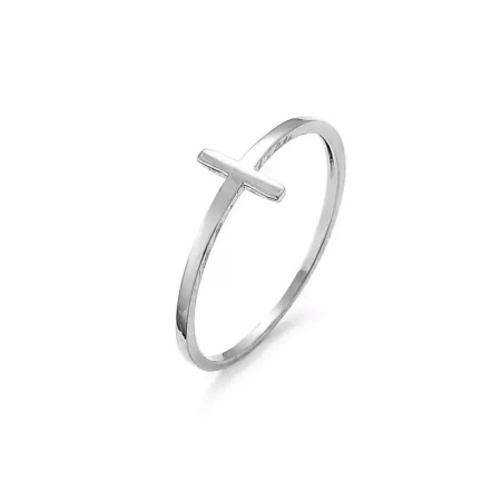 Pierścionek złoty - krzyżyk