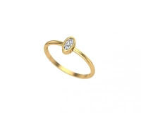 Pierścionek z cyrkonią