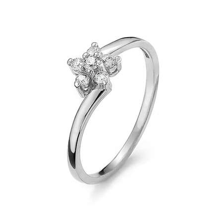 Pierścionek z brylantami 0,14 ct