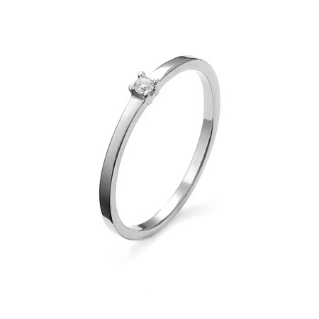 Pierścionek z brylantem 0,03 ct