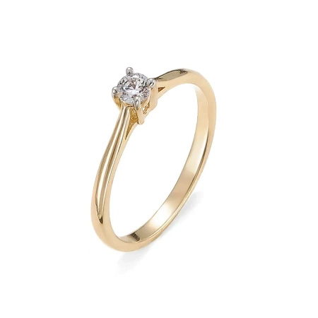 Pierścionek z brylantem 0,13 ct