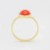 Pierścionek z koralem