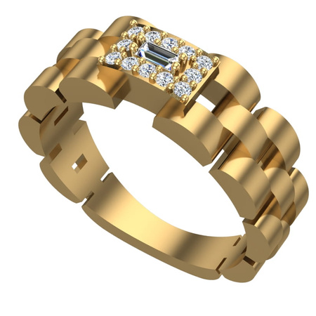 Pierścionek z cyrkoniami