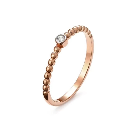 Pierścionek z brylantem 0,03 ct