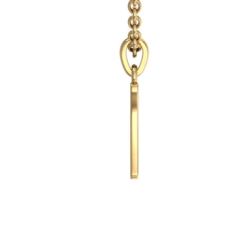 Zawieszka złota - literka A