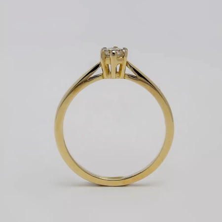 Pierścionek z brylantem 0,28 ct