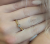 Pierścionek z brylantem 0,12 ct
