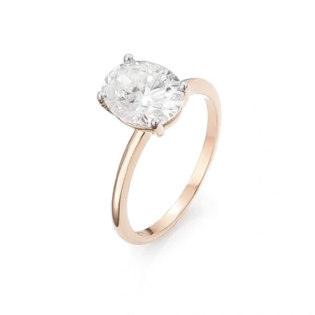 Pierścionek z moissanitem