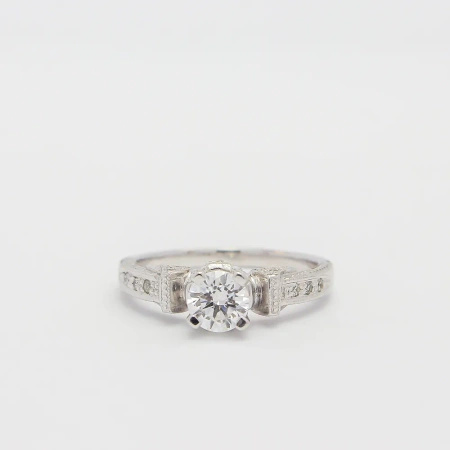 Pierścionek z brylantami 0,71 ct