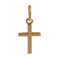 Zawieszka złota - krzyżyk