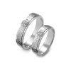 Obrączki ślubne z brylantem 0,02ct