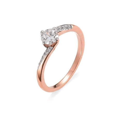 Pierścionek z białymi szafirami