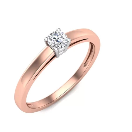 Pierścionek z brylantem 0,16 ct