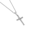 Zawieszka z brylantami - krzyżyk