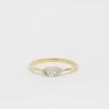 Pierścionek z brylantami 0,20 ct