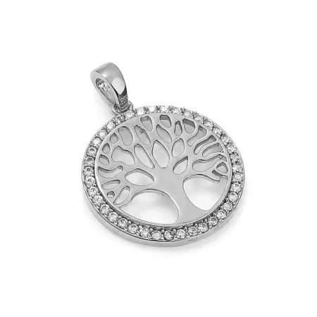 Zawieszka z cyrkoniami - drzewko szczęścia